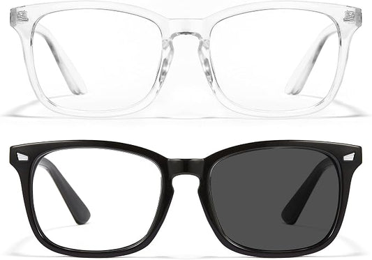 Cyxus Blue Light Glasses Men Women Reduce Eye Strain UV Blocking for Office Work Computer Screen 8082