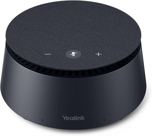Yealink CPE40 Conference Speaker, Expansion Microphone for CP50, AI Noise Cancellation, 8 360 Omni Mics Array, 19.6ft Pickup, Daisy Chain up to 7 Speakerphones for Zoom, Teams, Large Meeting Room