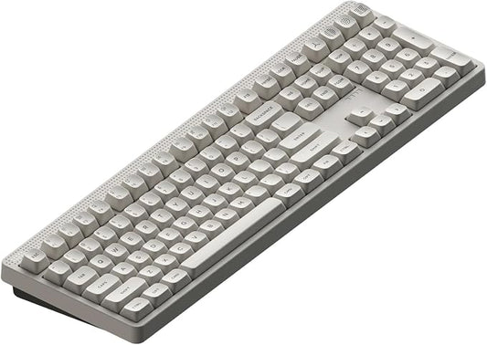 NuPhy Node100 Wireless Mechanical Keyboard, Hot Swappable Custom Bluetooth Keyboard, 109 Keys Computer Gaming Keyboards, Supports Touch Gestures, PBT Keycaps, RGB Backlit, Bluetooth/2.4GHz/USB-C
