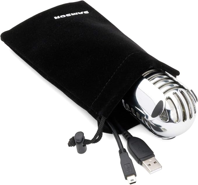Samson Meteor Mic USB Condenser Podcasting Podcast Recording Desktop Microphone