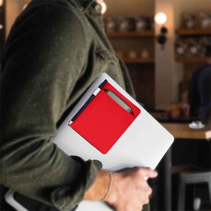 RIVEENY Portable Hard Drive Sleeve for Laptop, SSD Solid State Drive, Stick on External Hard Drive Carrying Case, Travel Pocket Pouch