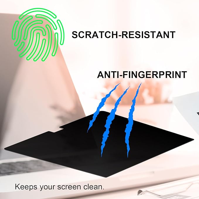 Privacy Screen for Macbook Air 13.6/13 Inch (2022-2026, M2, M3, M4, M5), Removable Matte Anti Glare Blue Light Protector Private Security Filter for 13.6 inch Mac Laptop Computer
