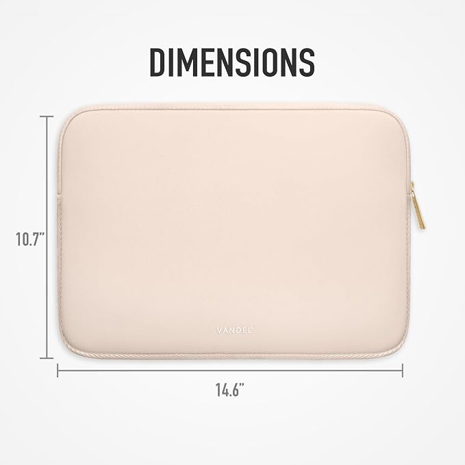 Vandel Slim MacBook Pro 16 Inch Laptop Sleeve, 15.6-16 inch Laptop Case, Protective MacBook Case Sleeve, Dell XPS 16 Cover 15.6 in, HP 15-fc, Lenovo IdeaPad 15, Mac Book Pouch, Computer Carrying Bag