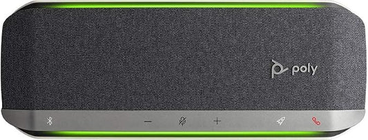 Poly - Sync 40+ Bluetooth Smart Speakerphone (Plantronics) - Flexible Work Spaces - Connect to PC/Mac via Included BT600 Dongle and Smartphones via Bluetooth - Works with Teams, Zoom & More