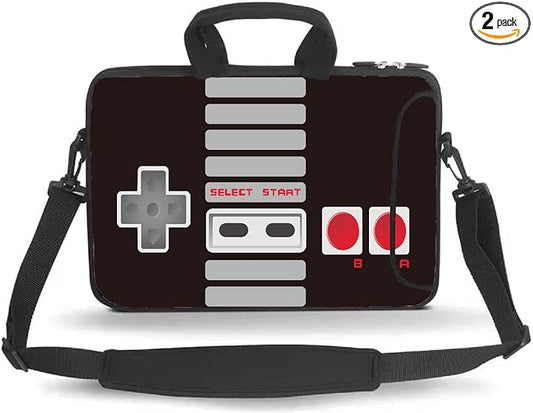 14 15 15.4 15.6 inch Messenger Bag Carrying Case Sleeve with Handle Accessory Pocket Fits 14 to 15-Inch Laptops/Notebook/Ebooks/Kids Tablet/Pad(Games)