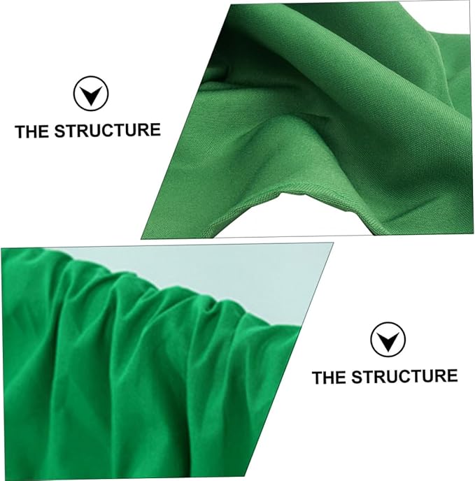 Mipcase 1pc Solid Green Color Backdrop for Photography Fabric Background Cloth for Video Recording Photoshoots and Home Decor