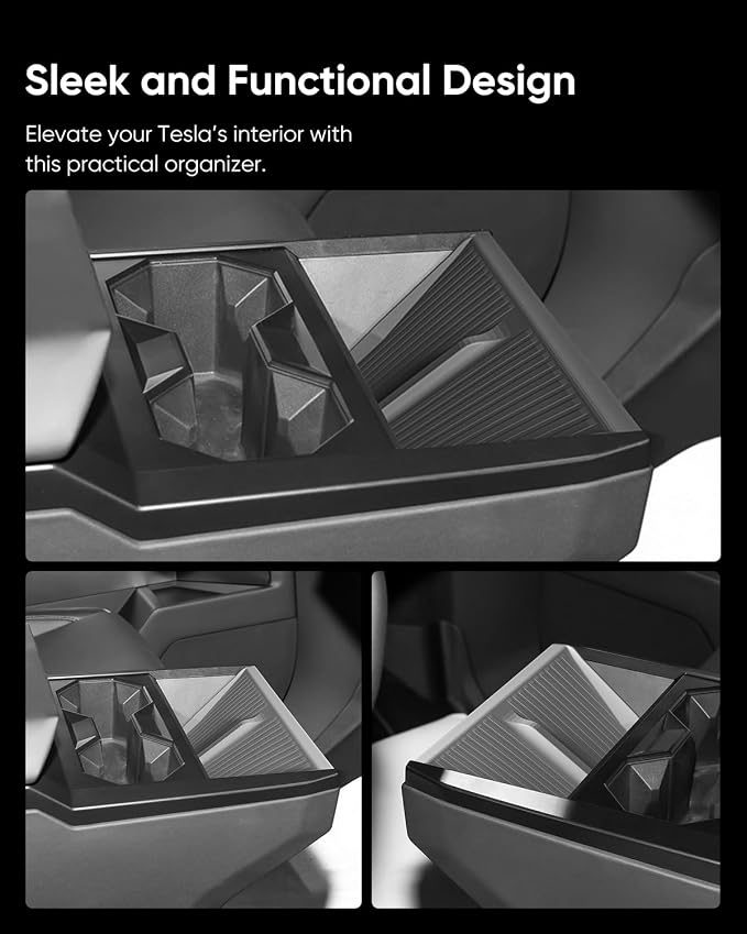 Tesla Cybertruck Wireless Charging Mat – Anti-Slip Silicone Protector for Charging Pad, Compatible with Tesla’s Built-In Wireless Charging, Prevents Scratches & Slippage