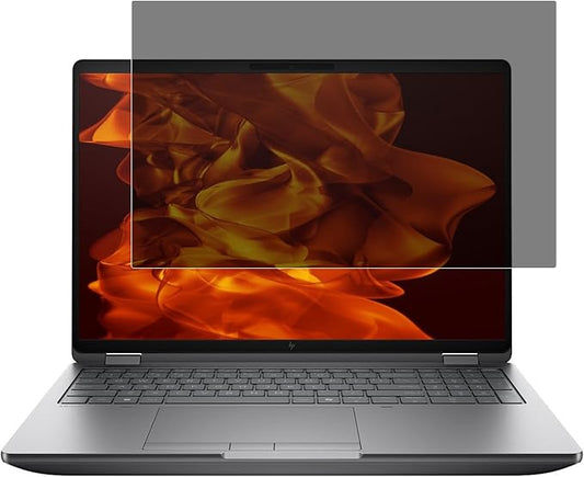 MUBUY-GOL 16 Inch Laptop Privacy Screen for HP OmniBook 5 16/OmniBook 7 16/ OMEN/Envy/Spectre/ZBook/EliteBook 16 G1/860/865/665/660/460/465 (G11/G10/G9) 16" Anti‑Blue Light & Removable Filter Shield