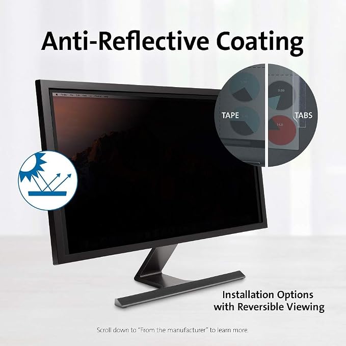 Kensington FP201 Privacy Screen for 20.1" Standard 4:3 Monitors (K52120WW)