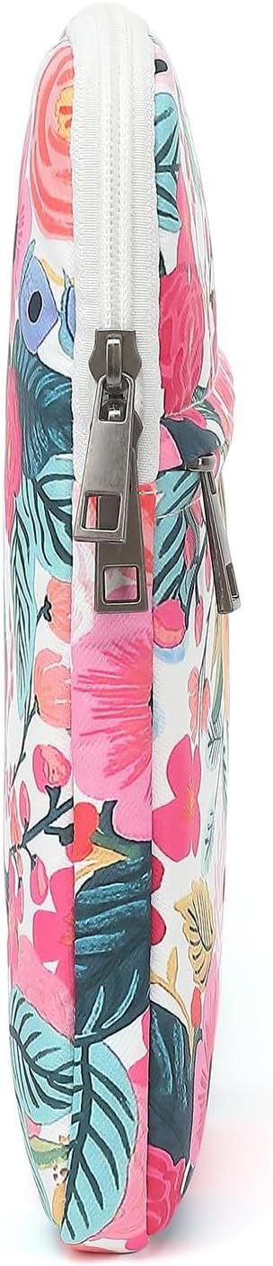 Laptop Sleeve Bag Case with Pocket for MacBook Air 13 inch,iPad Pro 13 inch and 12.5 inch-13.3 inch Notebook Computer Laptop (Floral)
