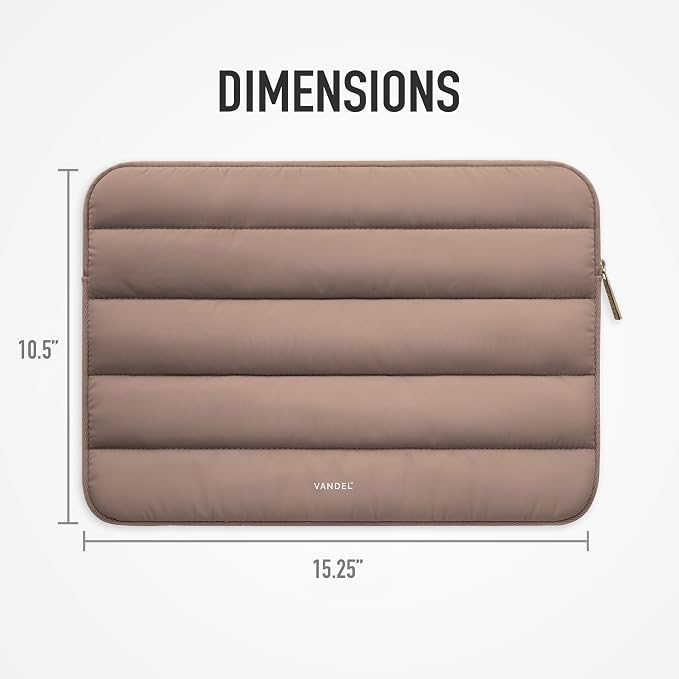 Vandel - The Original Puffy Laptop Sleeve 15-16 Inch Sleeve for Women and Men MacBook Pro 16 in Case, Cute Computer Bag 15.6 Inch HP Carrying Case - Apple, Asus, Dell, HP Laptop Case 15.6 Cover