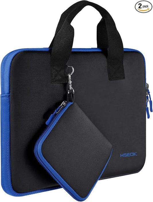 11.6 12.9 13 inch Elastic Laptop Sleeve with Small Case Compatible with 13 inch MacBook Neo Air Pro M5/M4/M3/M2/M1, iPad 13 12.9, XPS 13 and Most 11.6 12.9 13 inch Notebooks Tablets,B01K03