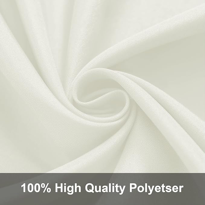 Joccun 7X10FT Ivory Backdrop Background for Photography,Polyester Backdrop Curtain Background Screen for Photography,Photoshoot,Video Recording,Studio(7X10ft,Ivory)