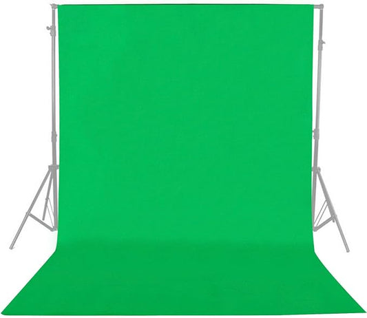 Green Screen Backdrop, 10 x 10 Ft Greenscreen Background for Streaming, Green Photo Backdrop Curtain for Photoshoot, Thick Polyester Fabric Photography Green Sheet for Video Party Decor