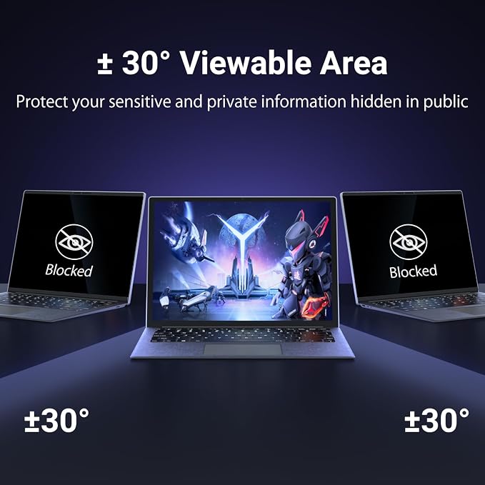 ZOEGAA Surface Laptop 15 Privacy Screen, Anti Blue Light Sliding Camera Cover Magnetic Privacy Screen Compatible with 13.5 inch Microsoft Surface Laptop 5/4/3/2/1