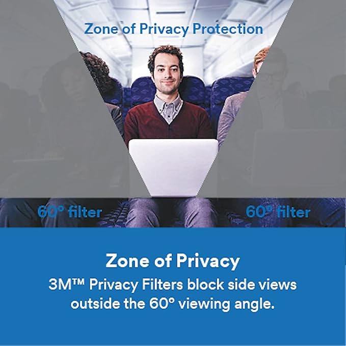 3M Privacy Filter for 17.3" Widescreen Laptop with COMPLY Attachment System (PF173W9B)