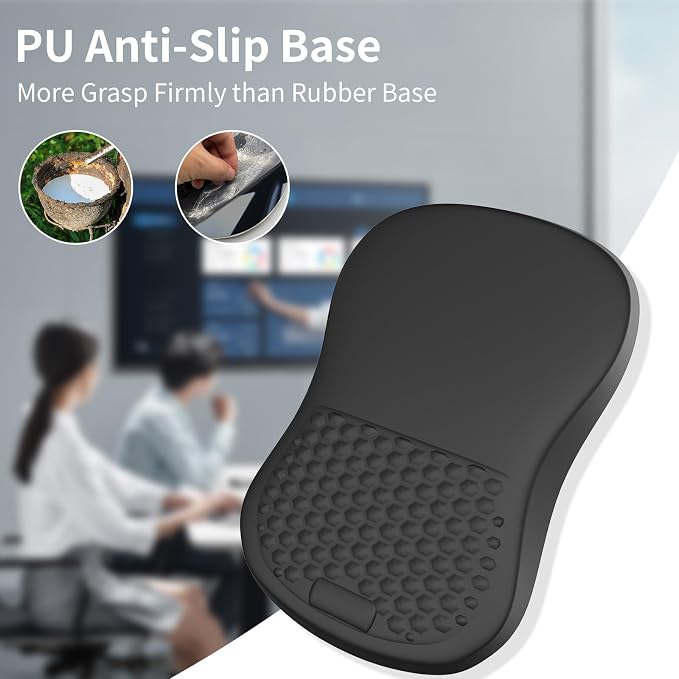 eulps Ergonomic Mouse Pad with Wrist Rest Support, Mousepad with Comfortable Memory Foam Wrist Rest and Non-Slip PU Base for Pain Relief, Computer, Laptop, Office, Home