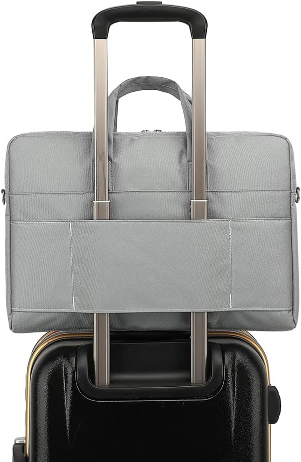 15-15.6 inch Laptop Shoulder Bag, for MacBook Pro 16, Hp Lenovo Dell 14 inch Waterproof Messenger Bag Case Sleeve (gray)