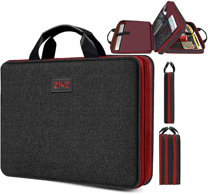 ZINZ Expandable Laptop Case 15.6 Inch Sleeve, Protective Carrying Case Compatible with MacBook Neo 16", MacBook Pro 16"/15.4", Dell XPS 16" and Most 15" 15.6" 16" Notebook，B01RD01