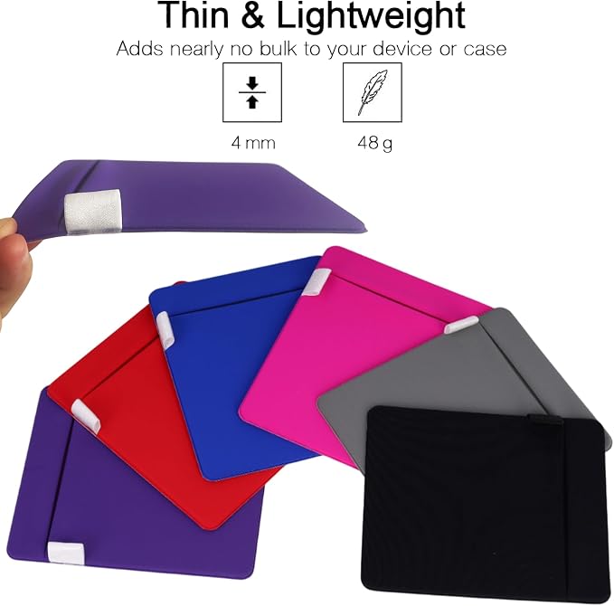 RIVEENY Pocket Pouch for Laptop with Reusable Adhesive, Portable Hard Drive Sleeve for Laptop, SSD Solid State Drive, Stick on External Hard Drive Carrying Case
