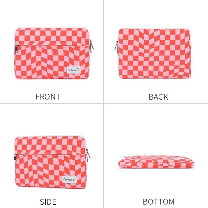 Laptop Sleeve Case Bag with Pocket for MacBook Pro 14 inch and 14 inch-14.4 inch HP, Lenovo, Dell, ASUS, Acer Notebook Computer (Checkered)