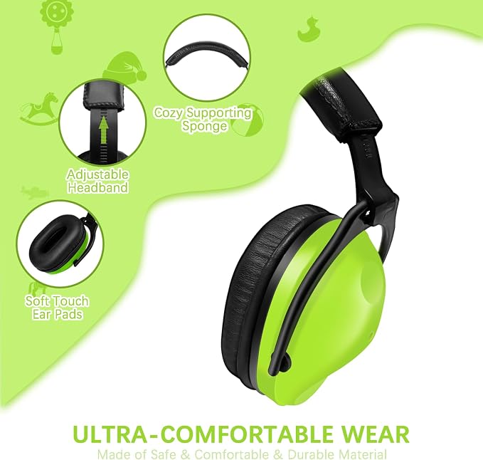 ZOHAN Kids Ear Protection 3 Pack,Kids Noise Canceling Headphone for Concerts, Monster Truck, Fireworks