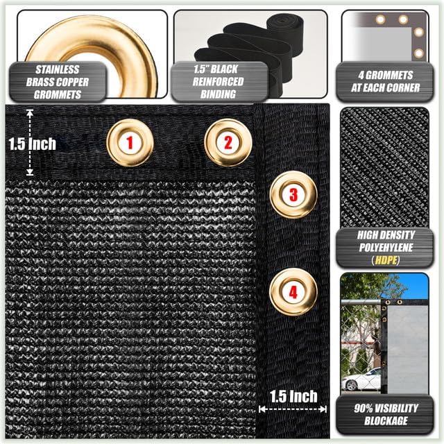 ColourTree Privacy Fence Screen Sample Set Standard CTTAP0450