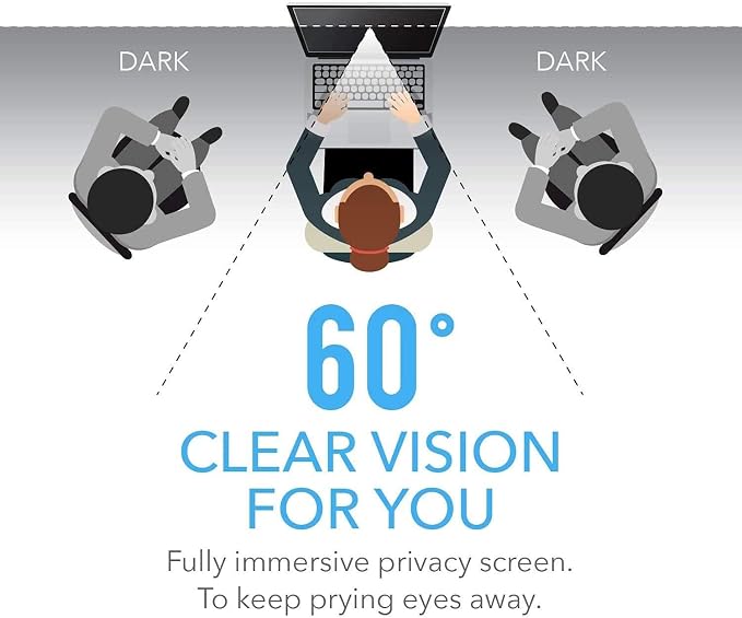 13.3 Inch Laptop Privacy Screen Shield for 16:9 Widescreen Display, Anti-Peeping Data Security Protective Film, Notebook Anti-Glare & Blue Light Blocking Filter, Reduce Eye Strain
