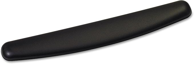 3M WR309LE Gel Wrist Rest for Keyboard Leatherette, Black