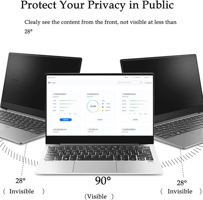 Privacy Screen Protector Designed for ASUS ROG Flow Z13-ACRNM RMT02 GZ301 GZ301VIC 13.4" Laptop Anti Spy Film Matte Anti Spy Film TPU Guard Protectors Sticker