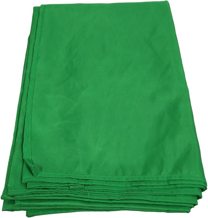 Chromakey Green Screen Backdrop, Photography Backdrop High Density Polyester Soft Light Wrinkle Background for Photo Studio Streaming Video Party Home Use (150 * 300CM)