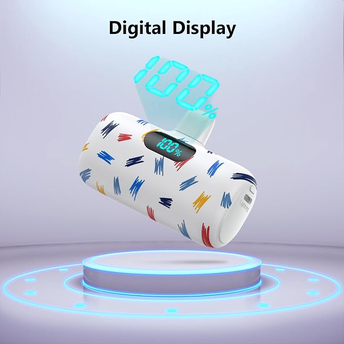 Small Portable Charger for iPhone 5000mAh, PD Fast Charging Power Bank,Mini Battery Pack Portable Phone Charger Travel Essentials for iPhone 14/14 Pro Max/13/13 Pro/12 Pro/11/XS/XR/X/8/7/6/SE Series