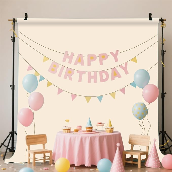 Beige Backdrop for Photoshoot, Beige Background for Portrait, Product Wedding Family Real Estate Photography 10x20FT