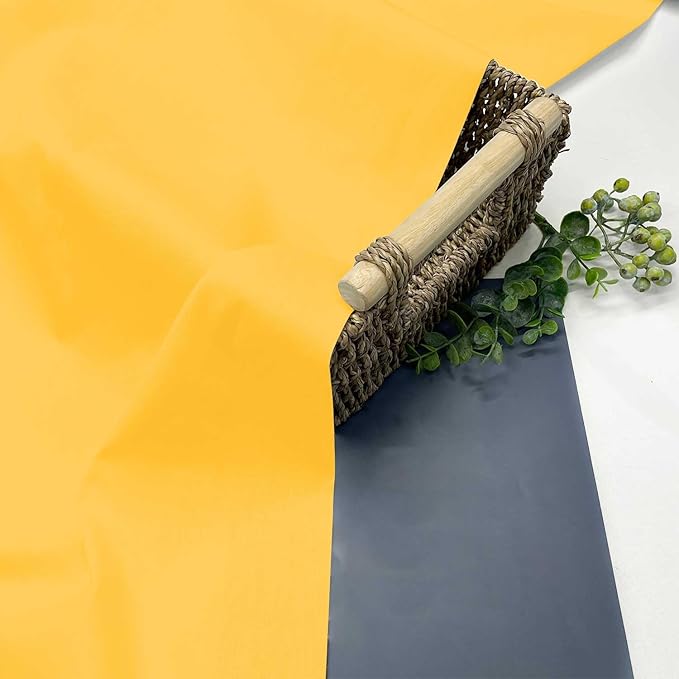 Yellow Photo Backdrop for Photoshoot Yellow Background for Photography Photo Backdrop Curtain for Party 10 x 20 FT
