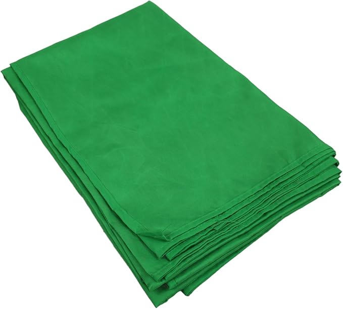 Chromakey Green Screen Backdrop, Photography Backdrop High Density Polyester Soft Light Wrinkle Background for Photo Studio Streaming Video Party Home Use (150 * 200CM)