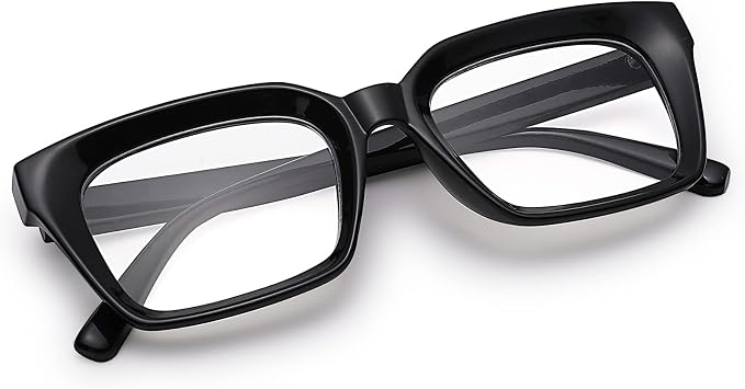 COASION Blue Light Blocking Eyeglasses Classic Thick Square Rim Frame Eyewear for Women Men