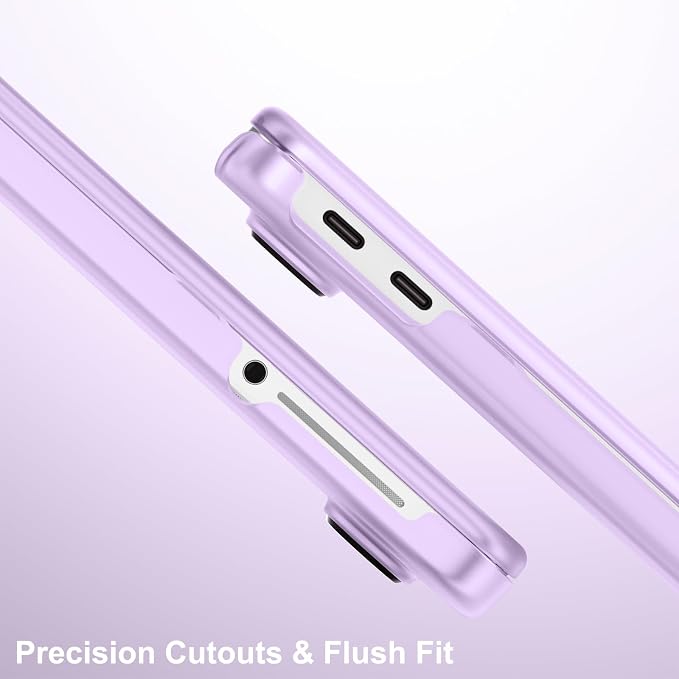 MOSISO Compatible with MacBook Neo Case 13 inch 2026 Release Model A3404 with A18 Pro Chip, 4 in 1 Kit Precision Fit Crack & Scratch Resistant Protective Hard Shell Case Cover, Purple