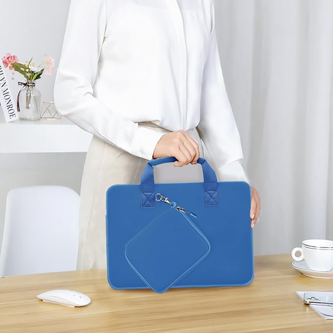 Hseok Laptop Sleeve 14 inch Case with Small Case, Compatible with MacBook Neo 14, MacBook Pro 14 M5/M4/M3/M2/M1, XPS 14 and Most 14 inch Notebooks, Neoprene Computer Handbag,J01B01