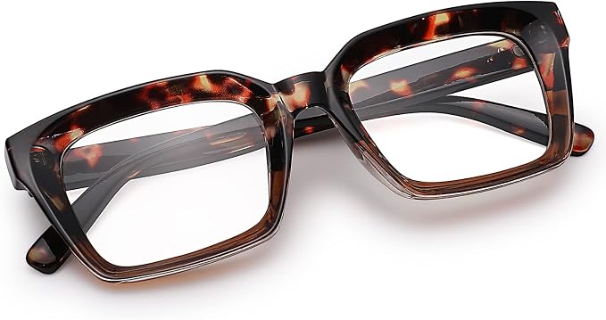 COASION Blue Light Blocking Eyeglasses Classic Thick Square Rim Frame Eyewear for Women Men