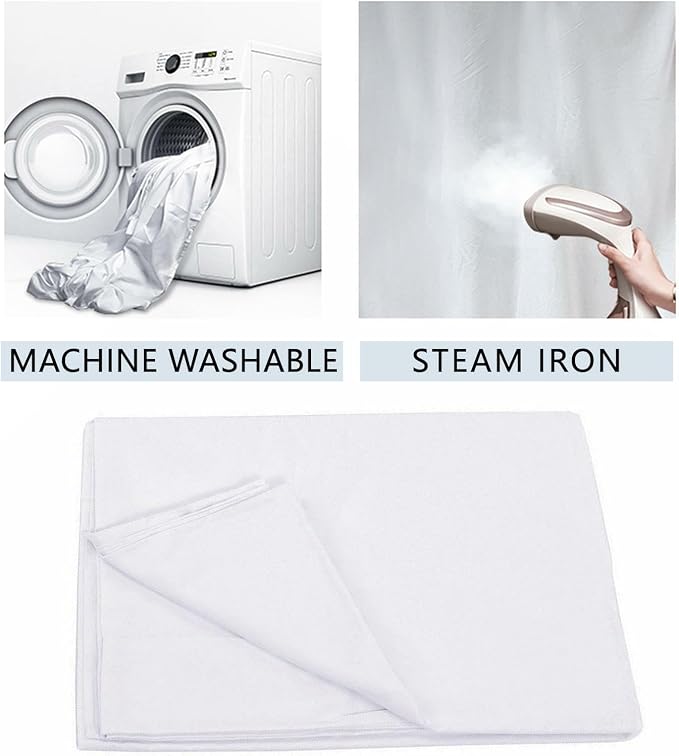 White Photo Backdrop 10 x 13ft, White Backdrop for Photoshoot, Solid White Photography Backdrop Background, Seamless Photo Backdrop Curtain for Wedding Baby Shower Picture Photobooth Portrait Backdrop