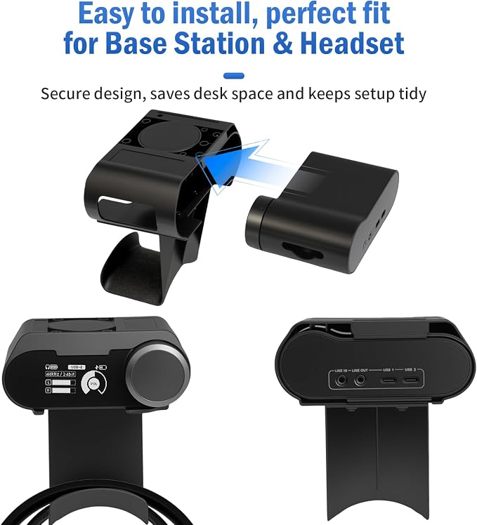 Under Desk Headphone Hanger Stand for SteelSeries Arctis Nova Pro Wireless-Arctis Pro Wireless NOVA Magnetic Mount Secretlab Magnus Version,Headphone Holder for Arctis Nova Pro Wireless