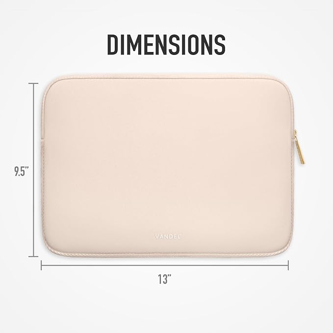 Vandel Slim Laptop Sleeve 13-13.3 inch Laptop Case for Macbook Air 13/Pro 13 Inch- Protective Macbook Case Sleeve, Tablet Carrying Bag Pouch for Lap Top Notebook, Chromebook, Dell, Asus Computer Cover