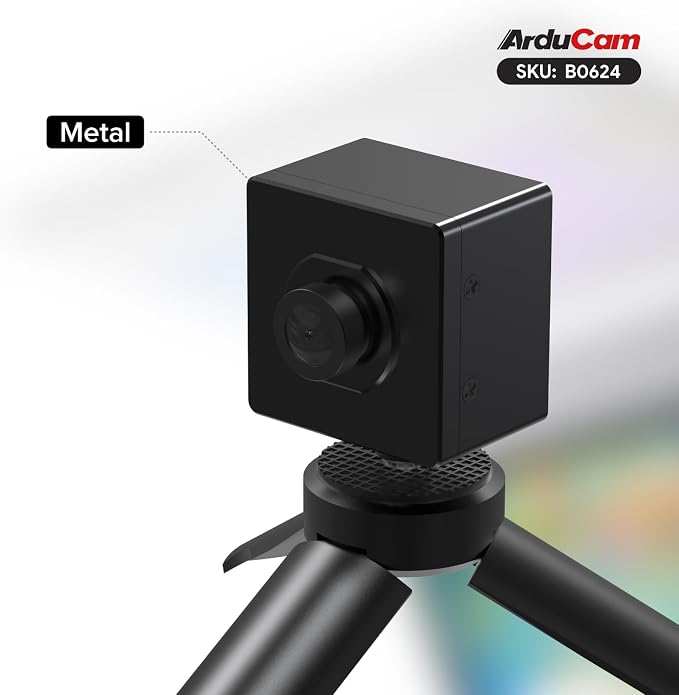 Arducam USB 3.0 Camera, 3MP ISX031 120 dB HDR USB Camera Module, 127°(D) Wide Angle UVC Webcam, Built-in ISP, LED Flicker Mitigation
