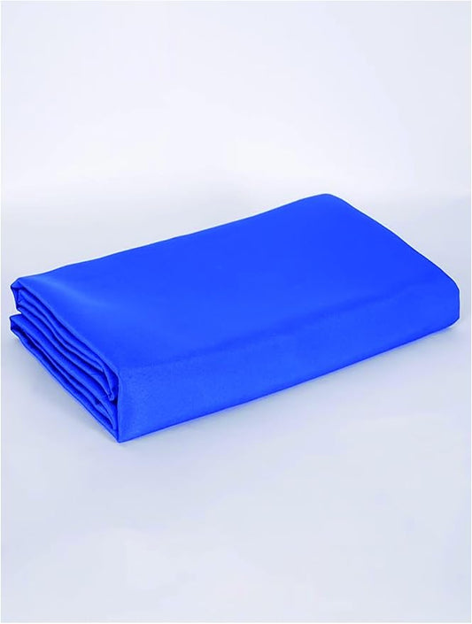 Green Screen Backdrop for Photography, Chromakey Virtual GreenScreen Background Sheet for Zoom Meeting, for Party Decor Video Studio Calls Photo(Blue,3x3meters)