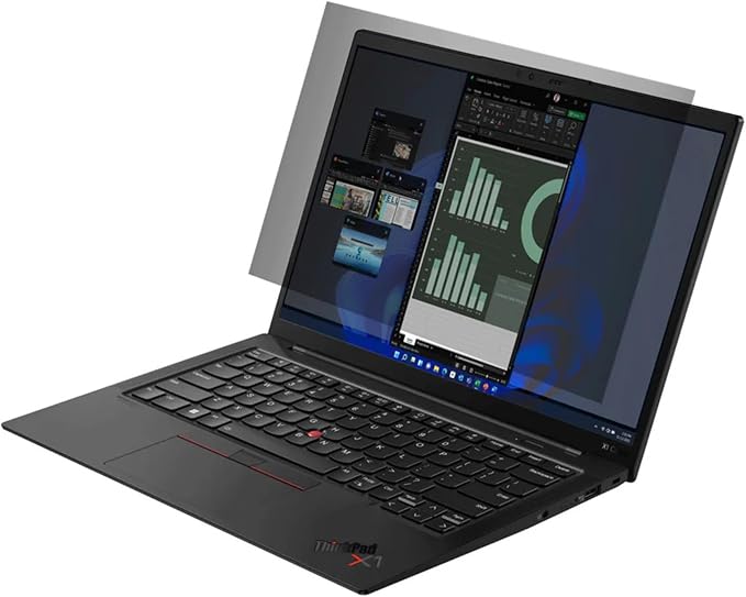 Targus 4Vu Privacy Screen for 14-Inch Widescreen Laptops (16:10) – Anti-Glare, Blue Light Reduction, DefenseGuard Protection (ASF14W0GL)