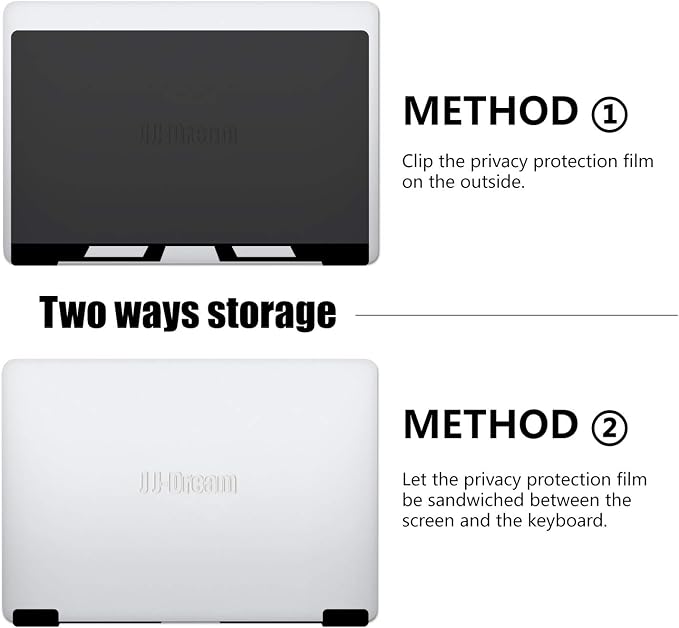 Hanging 14 Inch Laptop Privacy Screen Blue Light Screen Protector Anti Glare Anti-Scratch Laptop Privacy Screen Shield 14 Inch 16:9 Aspect Ratio