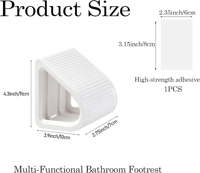 Foot Rest for Shaving Legs, Shower Step Foot Rest Tool Stand to Shave Legs, Anti-Slip Shower Ledge Leg Shaving Shelf