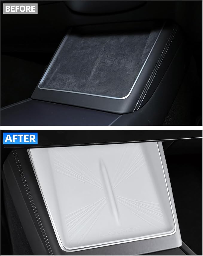 Model 3 Centre Control Wireless Charging Mat，Center Console Wireless Charger Pad Compatible with Tesla Highland Model 3 2024 2025 2026