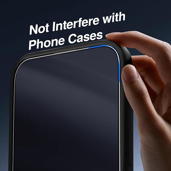 SMARTDEVIL 3 Pack Tempered Glass for iPhone 16 Pro Screen Protector, Military-Grade Shatterproof Protection, 9H Hardness, Fast & Easy Installation, Case Friendly Design