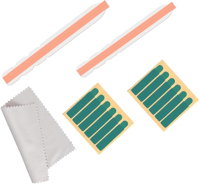 Plastic Slide Mount Adhesive Strips for Privacy Screen, Replacement Kits Double Sided Adhesive Stickers Holder Tabs for Computer Monitors or Laptops Privacy Filter